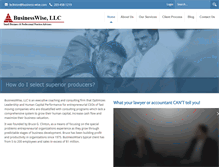 Tablet Screenshot of business-wise.com